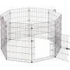 Ferplast Freerun kovová osemhranná ohrádka 140 x 91,5 cm