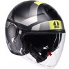 Prilba AGV ETERES Camogli Matt Black Grey Yellow Veľkosť: S (55-56 cm)