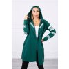 Dámsky kardigán s nápismi MI033 zelený