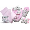 JAKS Set do postieľky 7 dielny rose
