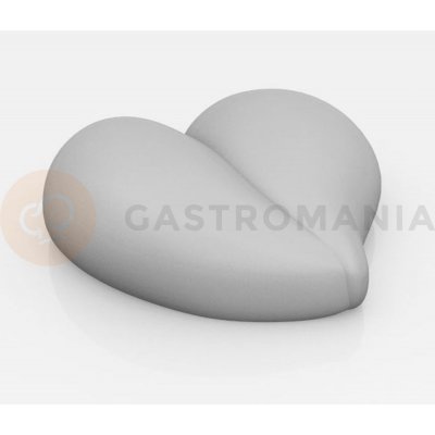 Pavoni Silikónová forma na predkrmy 8x srdce 65x60x21 mm 46 ml 400x300 mm PX3206S Heart