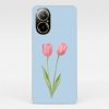 4NewCase - Kryt pre REALME - Realme C67 4G - SILIKÓN - Pink Tulips - 1013600500112
