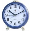 Quartzový budík PERFECT 08902 HODINY ALARM OPAKOVANÉ ZVONENIE tichý chod