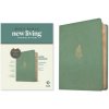 NLT Wide Margin Bible, Filament Enabled (Leatherlike, Sage Green Palm, Red Letter)