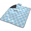Sablio Plážová deka Modro-biele štvorce: 200x140 cm