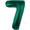Godan Fóliový balón číslo 7 tmavozelené 85 cm