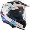 Motocyklová prilba Naxa CO3/O r. L bielo-modrá