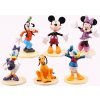 Figúrky Mickey Mouse s podstavcom 6 ks