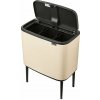 Béžový dotykový oceľový odpadkový kôš na triedený odpad 33 l Bo Touch Bin – Brabantia