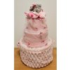 Pampers Plienková torta ružová