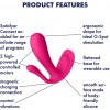 Satisfyer Top Secret Plus - nabíjací, inteligentný 3 kolíkový vibrátor (ružový)