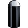 Helit Kôš kovový 50 ℓ čierny