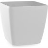 Flower Lover Kvetináč Quadrato Easy matt biela, 24 cm, 24 cm