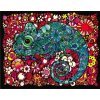 Colorvelvet zamatový obrázok Chameleón veľký