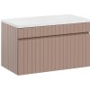 ArtCom Kúpeľňová skrinka s doskou ICONIC Rose D80/2 | 80 cm