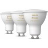 LED žiarovky v súprave 3 ks GU10, 4 W White ambiance – Philips Hue