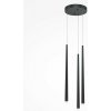 MAYTONI MOD132PL-L18BK Závesné LED svietidlo CASCADE 230V, 19W, 2600K-3500K, 1400lm, CRI80, IP20, mosadz