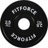 Fitforce PLRO 2,5 KG x 50 MM Nakladací kotúč, čierna, 2,5 KG