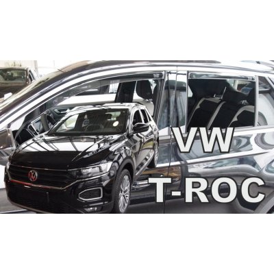 VW T-Roc od 2017 (so zadnými) - deflektory Heko