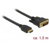 Kábel HDMI - DVI-D Delock 85653 1,5m čierny (85653)