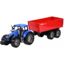 Majlo Toys Detský traktor na zotrvačník s vlečkou Farmer Tale