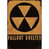 Ceduľa Fallout Shelter 30cm x 20cm Plechová tabuľa