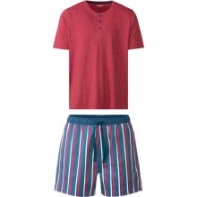 Livergy pánské pyžamo krátké červené
