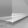 Lišta rohová s delenou tkaninou LK-LPD PVC, 2500mm 100 x 100mm
