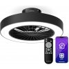 Klarstein ZenBreeze inteligentný stropný ventilátor so svetlom | 48 cm | 16 W | Tichý | LED | Akryl ()