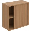 Office Pro roletová skriňa SZ 2 80 03 P 800x400x768 mm višňa