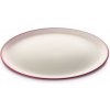 Tanier Omada SANALIVING Dinner Plate 24xh2cm Farba: biela/červená