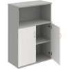 Hobis Policová skriňa Strong, 80x115,2x40 cm, biela/sivá
