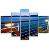 Sablio Obraz - 5-dílný Pohľad z lode - 125x90 cm