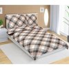 Bellatex 90/802 obliečky bavlnené Kocka šedá 140x220,70x90