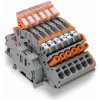 Bloky skratovacích svoriek WAGO 2007-8875 pre 3 transformátory prúdu; 6,00 mm2