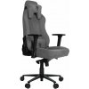 AROZZI herní židle VERNAZZA Soft Fabric Ash/ povrch Elastron/ popelavá VERNAZZA-SFB-ASH