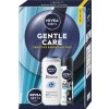 Nivea Men sensitive sprchový gél pre mužov 250 ml + Invisible Black & White antiperspirant v spreji 150 ml + Original krém pre mužov 30 ml kozmetická sada