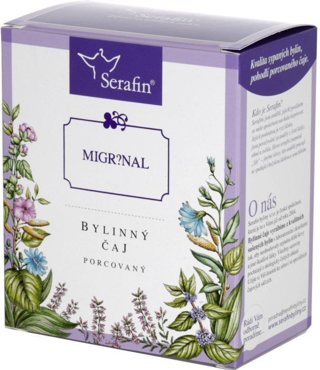 Serafin Migrenal bylinný čaj porciovaný 15 x 2,5 g od 2,81 € - Heureka.sk