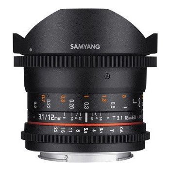 Samyang 12mm T3.1 VDSLR ED AS NCS FishEye Sony E-mount