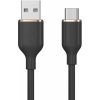 Devia kábel USB-A to USB-C Jelly Series Silicone Cable 1.2m - Black 6938595386619