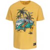 PitBull West Coast - pánské triko OPEN BEACH žluté M