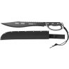 Mačeta Strend Pro Tactical, s puzdrom, s pílkou, s ochranou ruky, čierna, 61 cm