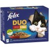 Felix Fantastic cat hovädzie hydina zelená fazulka & jahňa kura rajčiny & morka kačka v želé 12 x 85 g