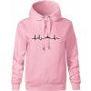 Ekg Jeseníky - Oversized mikina dámská Moon - kratšia + širšia - 2XL ( Ružová )