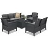 Venus Veľká 7-miestna súprava záhradného nábytku grafitová