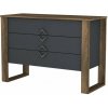 Casarredo BUMERANG šuplíková komoda, orech/antracit