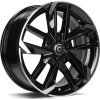CARBONADO RENNES hliníkové disky 7x16 5x108 ET40 BFP - Black Front Polished