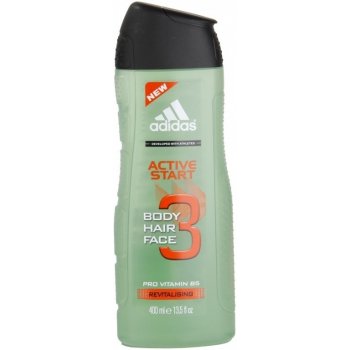 Adidas 3 Active Start Men sprchový gél 400 ml