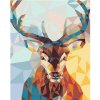Maľovanie podľa čísel – Jeleň, 40 × 50 cm, napnuté plátno na rám 8596530008576