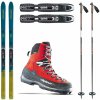 FISCHER Excursion 88 Crown/Skin Xtralite s viazaním + obuv Alpina Alaska + palice